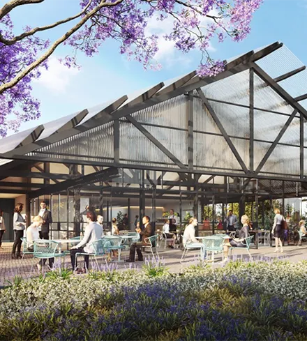 Community pavilion and public space