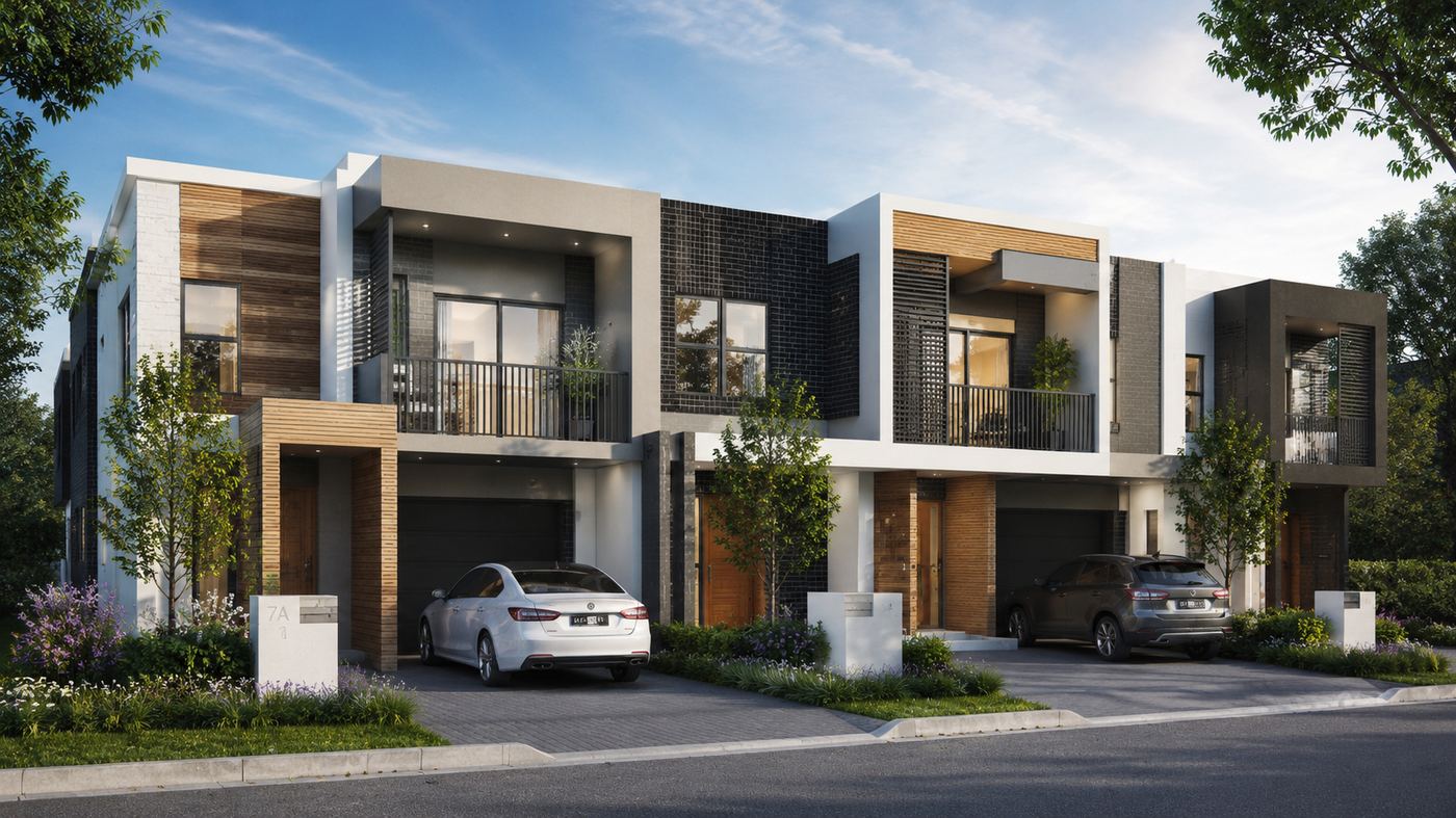 Modern townhouses in Sydney — low and mid-rise housing